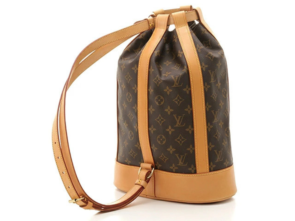 Louis Vuitton Randonee Shoulder Bag Monogram Brown